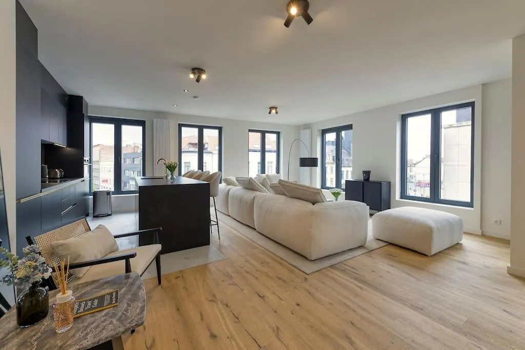 Designer Flat 3Br & Mini Golf Lejlighed Antwerpen 0*,